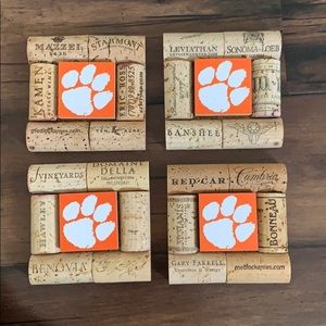 Clemson Cork Coasters